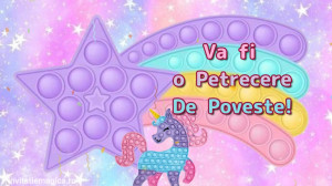 Invitatie Video tematica Pop It Fidget Toy cod POP02 - Img 2