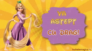 Invitatie Video tematica Printesa Rapunzel cod RAP03 - Img 2