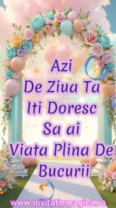 Felicitare Video cu tematica pentru FETE cod FELF21