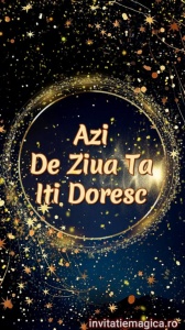 Felicitare video personalizata cu elemente AURII FELA30