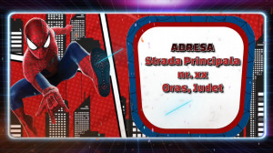Invitatie Spiderman cod SP02 - Img 5