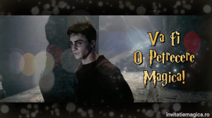 Invitatie video cu tematica Harry Potter Magie cod HP02 - Img 3