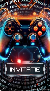 Invitatie Video Gaming cod GM09