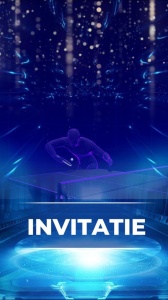 Invitatie video la petreceri aniversare cu tematica Tenis de masa Ping Pong cod TT03
