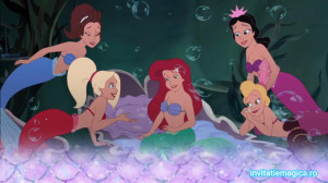 Invitatie Video Mica Sirena Ariel cod MS05 - Img 3