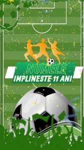 Invitatie video pentru aniversari petreceri cu tematica fotbal FB12
