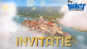 Invitatie video personalizata cu tematica DOGMATIX cod DOX01