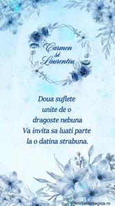 Invitatie video personalizata pentru Nunta cod NUN38