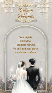 Invitatie video personalizata pentru Nunta cod NUN48