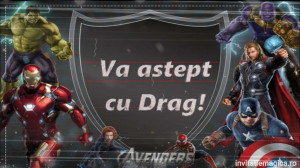 Invitatie Video tematica Avengers Marvel cod AVE01 - Img 5