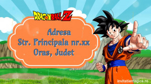 Invitatie Video tematica Dragon Ball cod DRA01 - Img 4