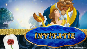 Invitatie Video tematica Frumoasa si Bestia Bell cod FAB01