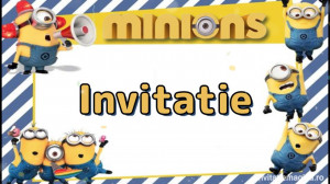 Invitatie Video tematica Minioni cod MIN01 - Img 5