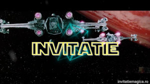 Invitatie Video tematica Star Wars cod STAR02