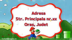 Invitatie Video tematica Super Mario cod SM01 - Img 5