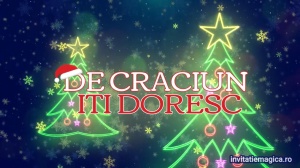 Felicitare cu tematica de Craciun Gratuita sau personalizata CF11