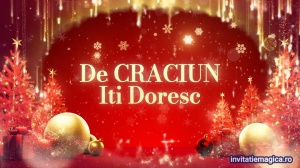 Felicitare cu tematica de Craciun Gratuita sau personalizata CF21