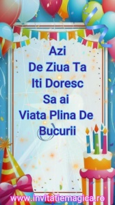 Felicitare Video cu tematica Baloane BALM14