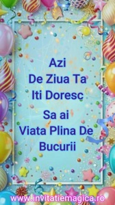 Felicitare Video cu tematica Baloane BALM24