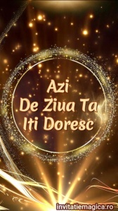 Felicitare video personalizata cu elemente AURII FELA31