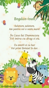 Invitatie Video Botez tematica pentru Baieti cod BTP57