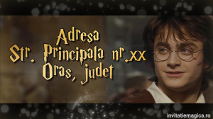 Invitatie video cu tematica Harry Potter Magie cod HP02 - Img 4