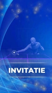 Invitatie video la petreceri aniversare cu tematica Tenis de masa Ping Pong cod TT04