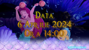 Invitatie Video Mica Sirena Ariel cod MS05 - Img 4