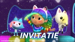 Invitatie video personalizata cu tematica Gabby’s Dollhouse cod GDH07