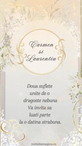 Invitatie video personalizata pentru Nunta cod NUN19