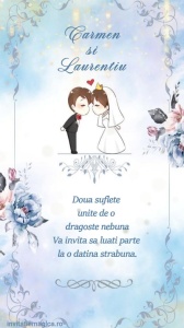 Invitatie video personalizata pentru Nunta cod NUN29