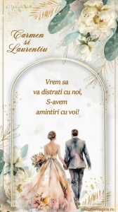 Invitatie video personalizata pentru Nunta cod NUN49