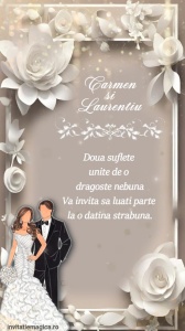 Invitatie video personalizata pentru Nunta cod NUN69