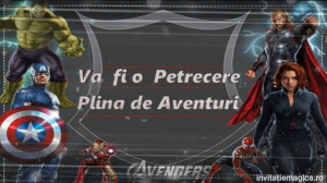 Invitatie Video tematica Avengers Marvel cod AVE01 - Img 6