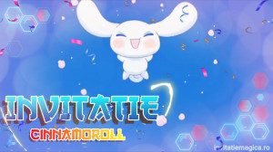 Invitatie Video tematica Cinnamoroll cod CINN01