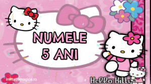 Invitatie Video tematica Hello Kitty cod HK01 - Img 6