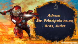 Invitatie Video tematica IronMan cod IRO01 - Img 4