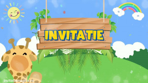 Invitatie Video tematica Jungla cod JUN02