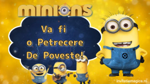 Invitatie Video tematica Minioni cod MIN02 - Img 2
