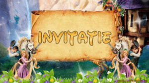 Invitatie Video tematica Printesa Rapunzel cod RAP01