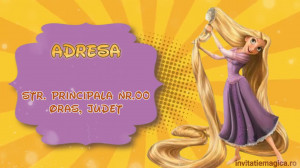 Invitatie Video tematica Printesa Rapunzel cod RAP03 - Img 4