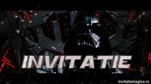 Invitatie Video tematica Star Wars cod STAR04