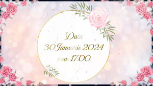 Invitatie Video Trandafiri pentru doamne si domnisoare cod FL01 - Img 2