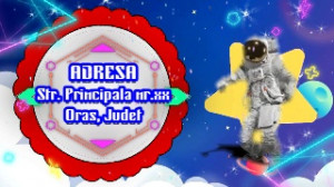 Video invitation for Astronaut themed parties, Space Planets code AS03 - Img 3
