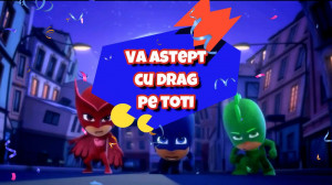 Video invitation with the theme Heroes in Pajamas, PJMasks code EP02 - Img 4