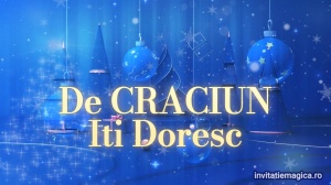 Felicitare cu tematica de Craciun Gratuita sau personalizata CF20