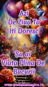 Felicitare Video cu tematica pentru FETE cod FELF13