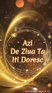 Felicitare video personalizata cu elemente AURII FELA21