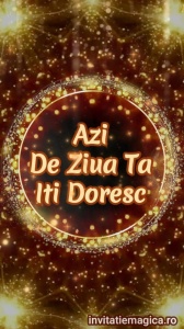 Felicitare video personalizata cu elemente AURII FELA42