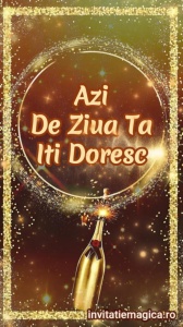 Felicitare video personalizata cu elemente AURII FELA62